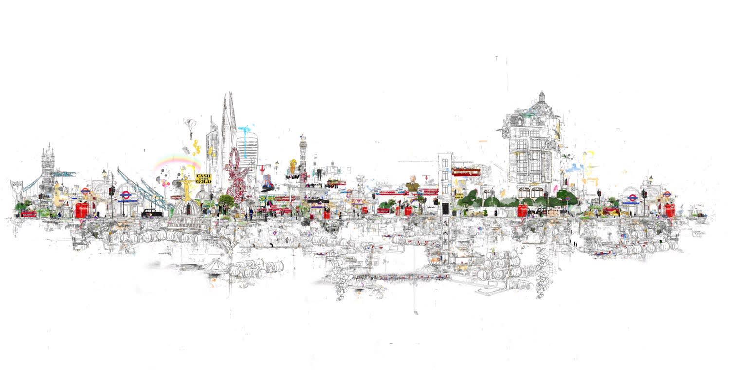 Laura Jordan , Panoramic View Extended London