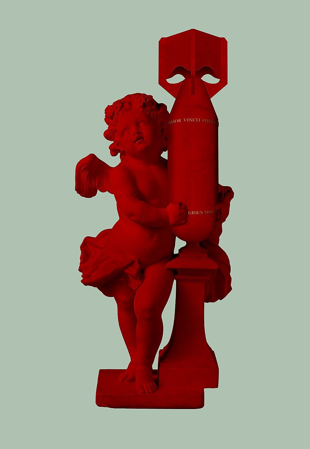 Magnus Gjoen , Cupid (Amor Vincit Omnia) - Red, 2019