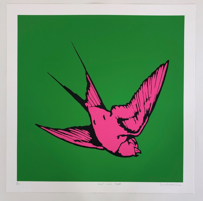 Dan Baldwin , Love and Light - Green and Pink