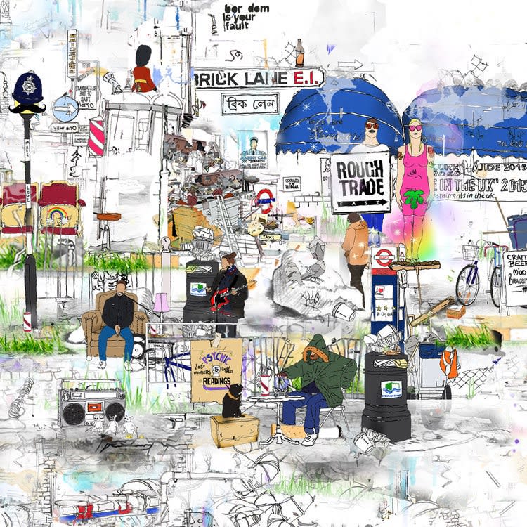 Laura Jordan , East End On Paper