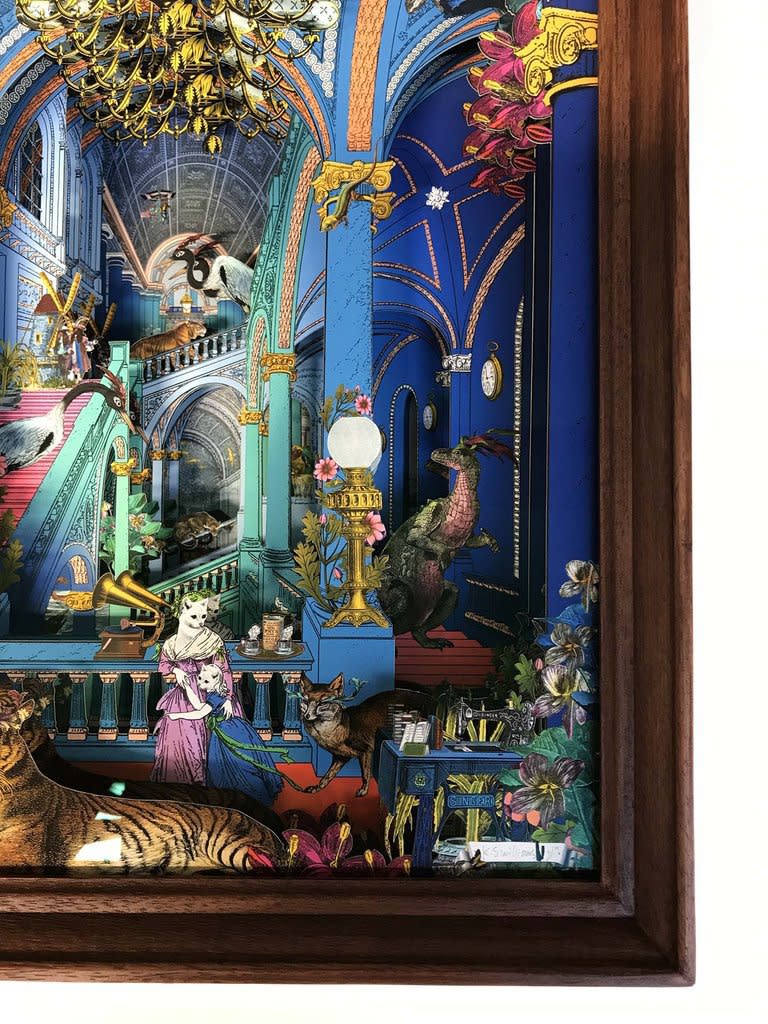 Kristjana S Williams , Colbalt Blue Palace Diorama