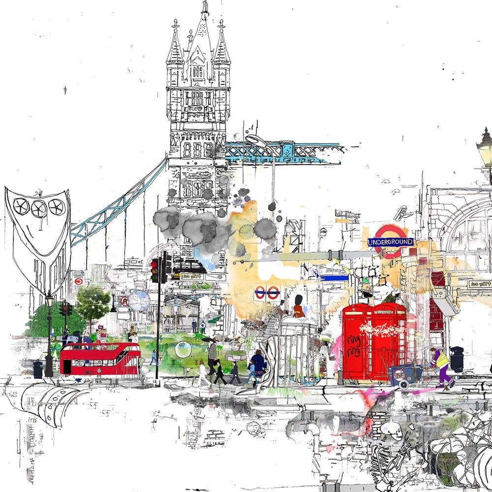 Laura Jordan , Panoramic View Extended London
