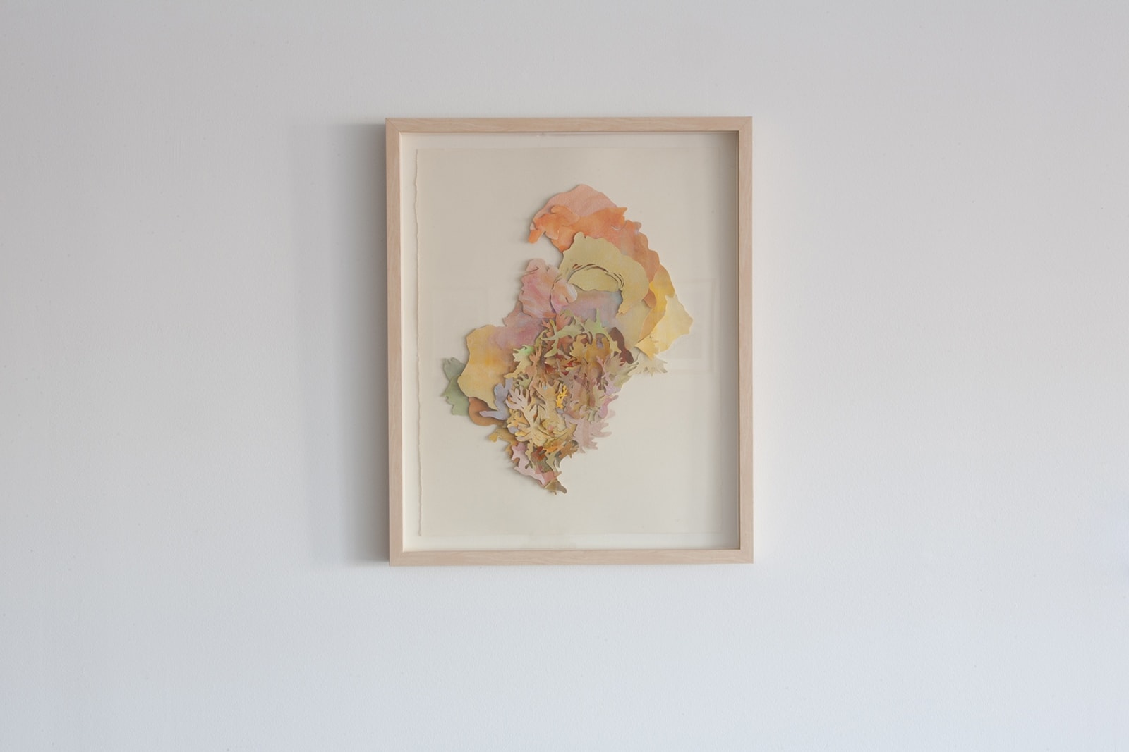 Alexandra Chiou Queen’s Bouquet, 2018 acrylic, ink and cut paper 23 ½ x 18 ½ inches, framed $ 1,400.00