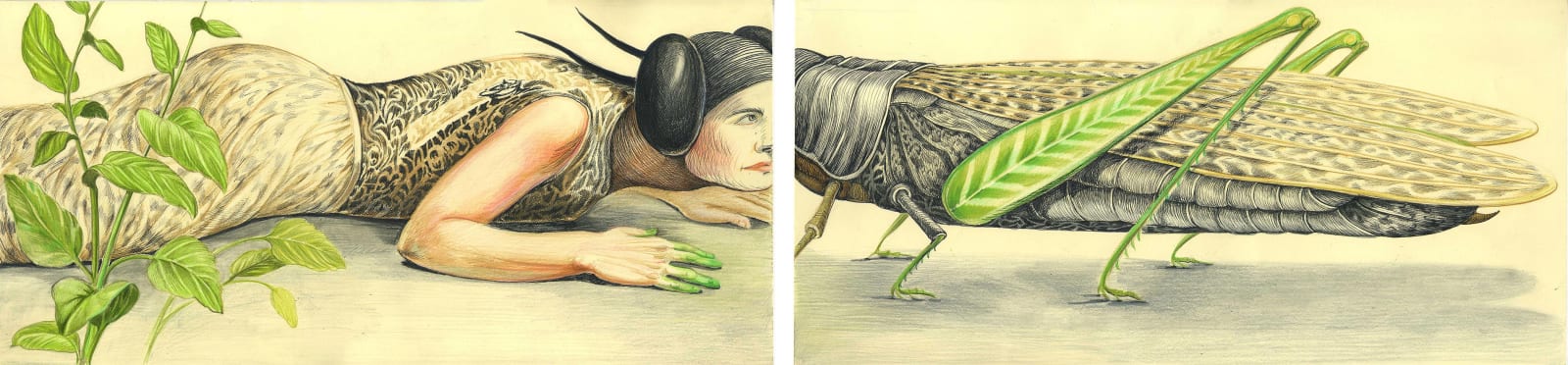 Niniko Morbedadze, Untitled (diptych), 2024