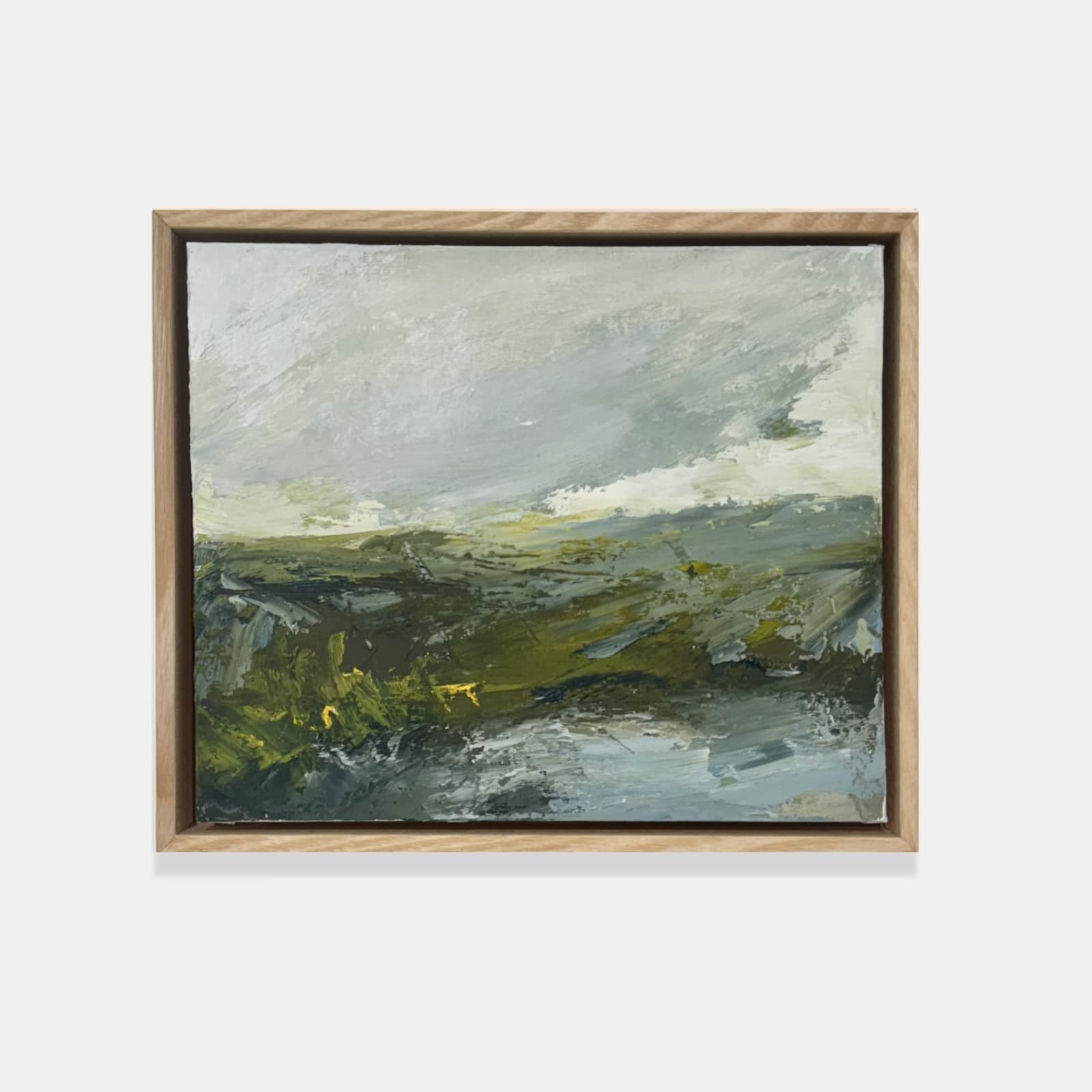 Maria Floyd, Wind brushes along the grass, 2025