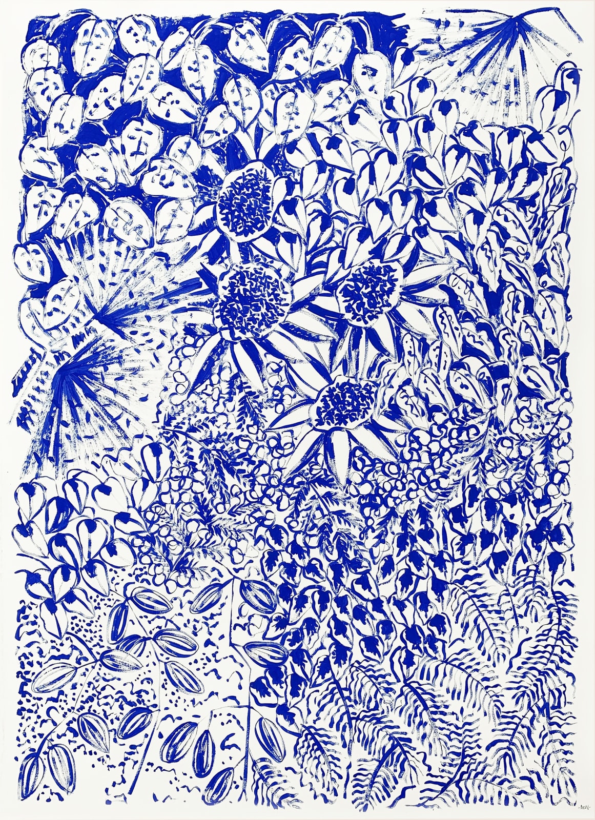 Amy Wright, Blue Garden II, 2020