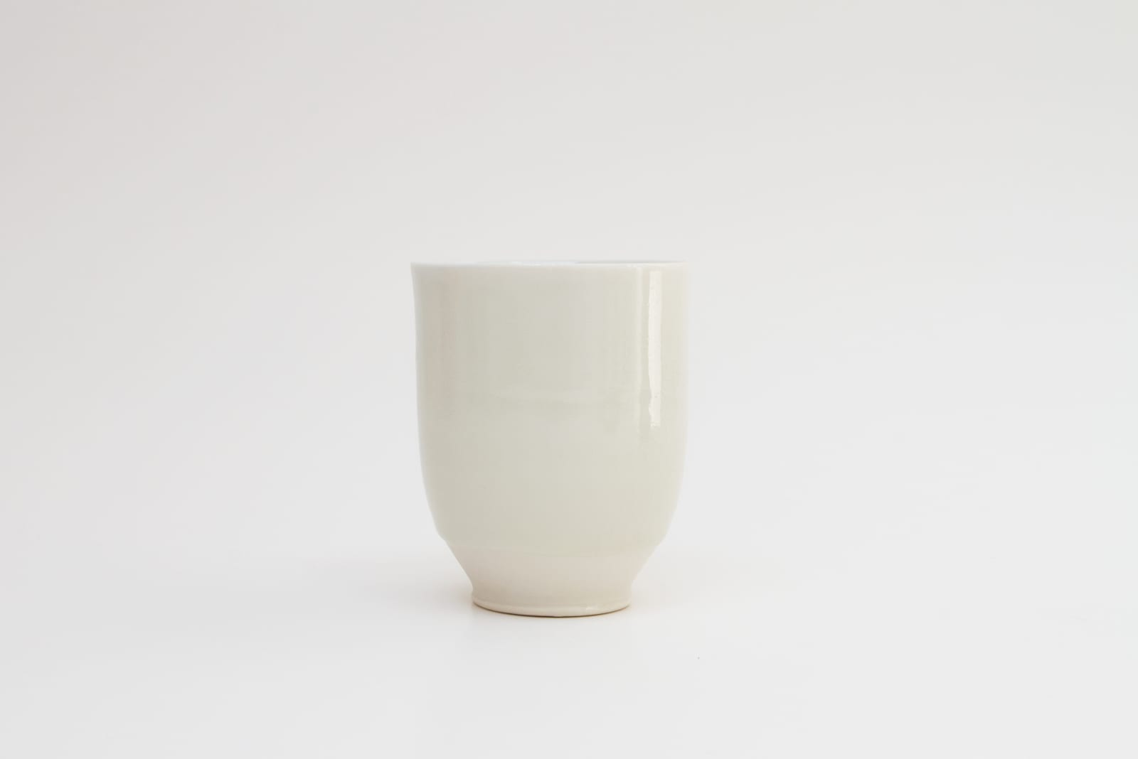 Joseph Bull, Japanese Style Porcelain Beaker, Celadon Glaze, 2020