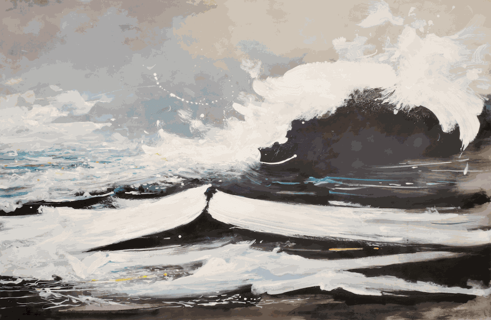Bob Aldous, Black Wave II, 2018