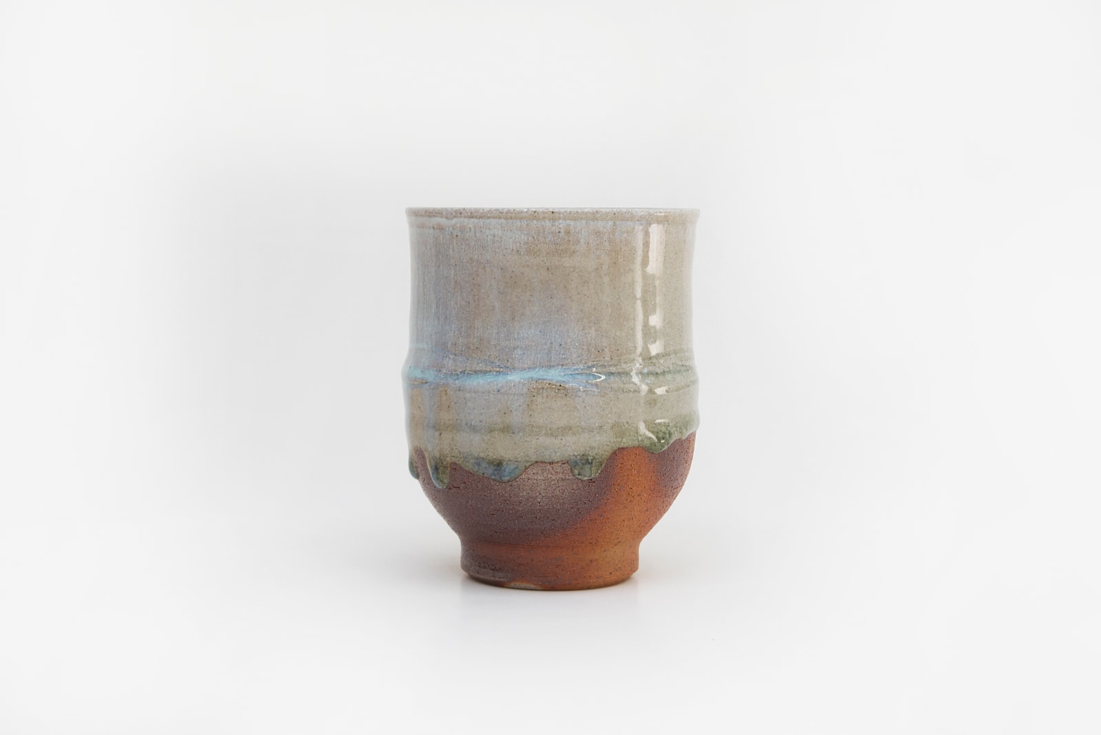 Joseph Bull, Japanese Style Porcelain Beaker, Celadon Glaze, 2020