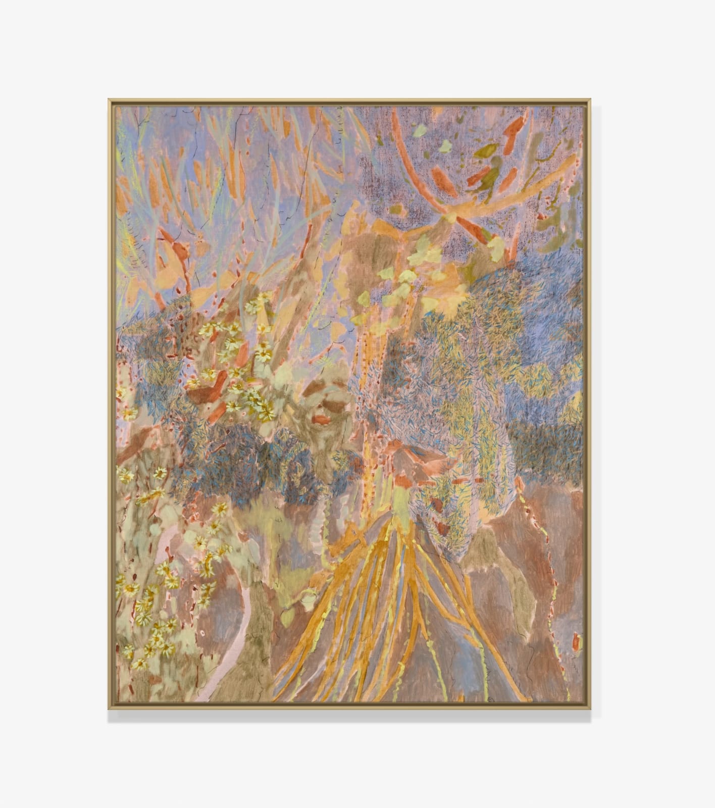 Amy Wright, Dancing daisies on a cliffs edge, 2025