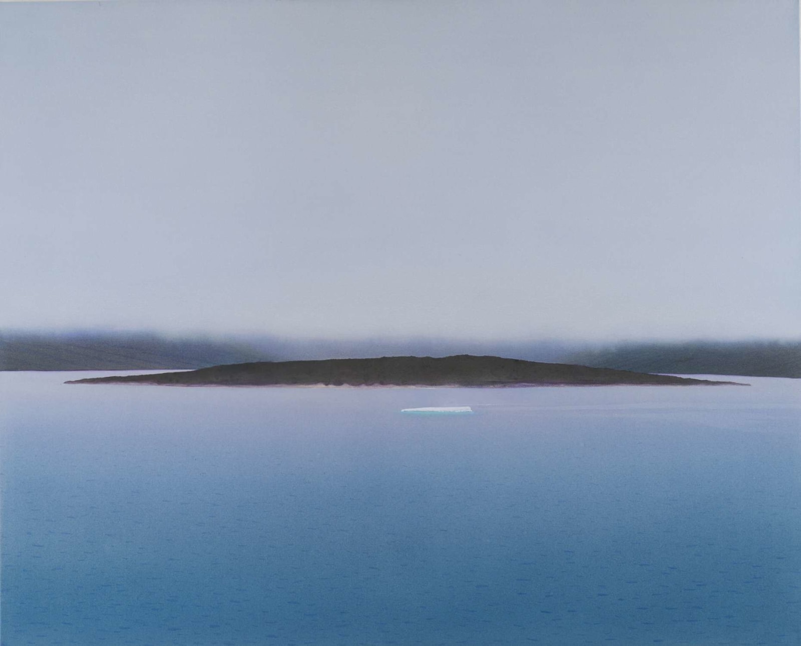Nick Jones, Low Cloud and Island, Qikitarjuaq, Baffin Island, 2020