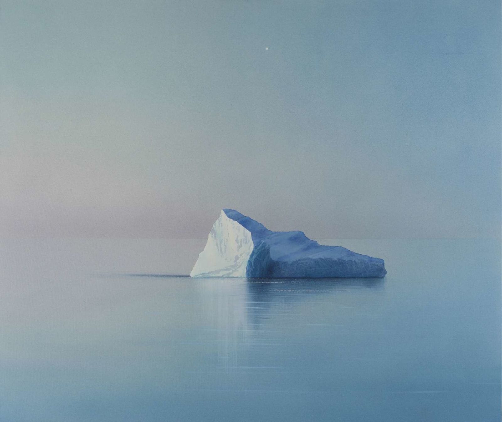 Nick Jones, Solitary Berg at Twilight, 2020