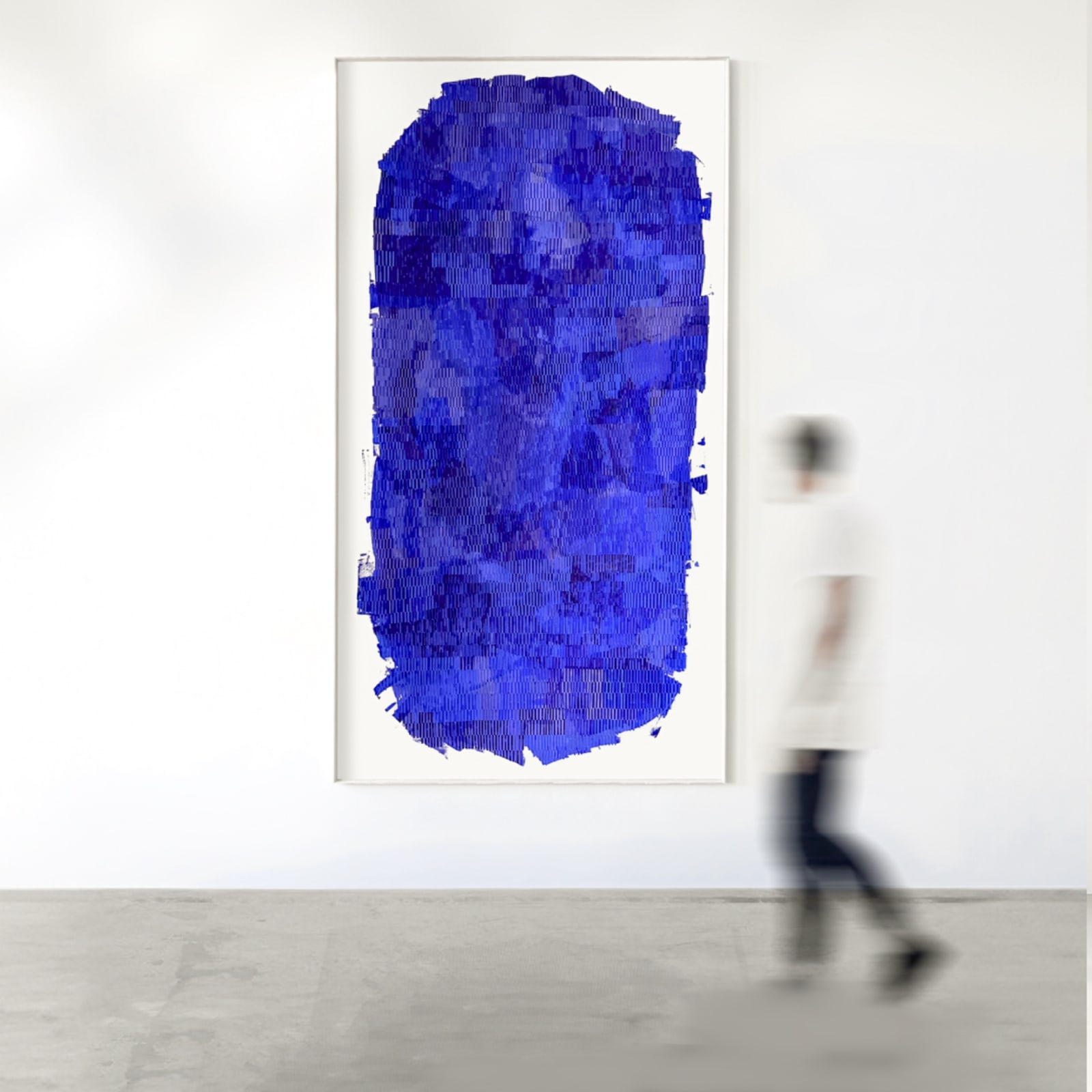 Ian Fenton, Composition in Ultramarine and Prussian Blue I, 2025