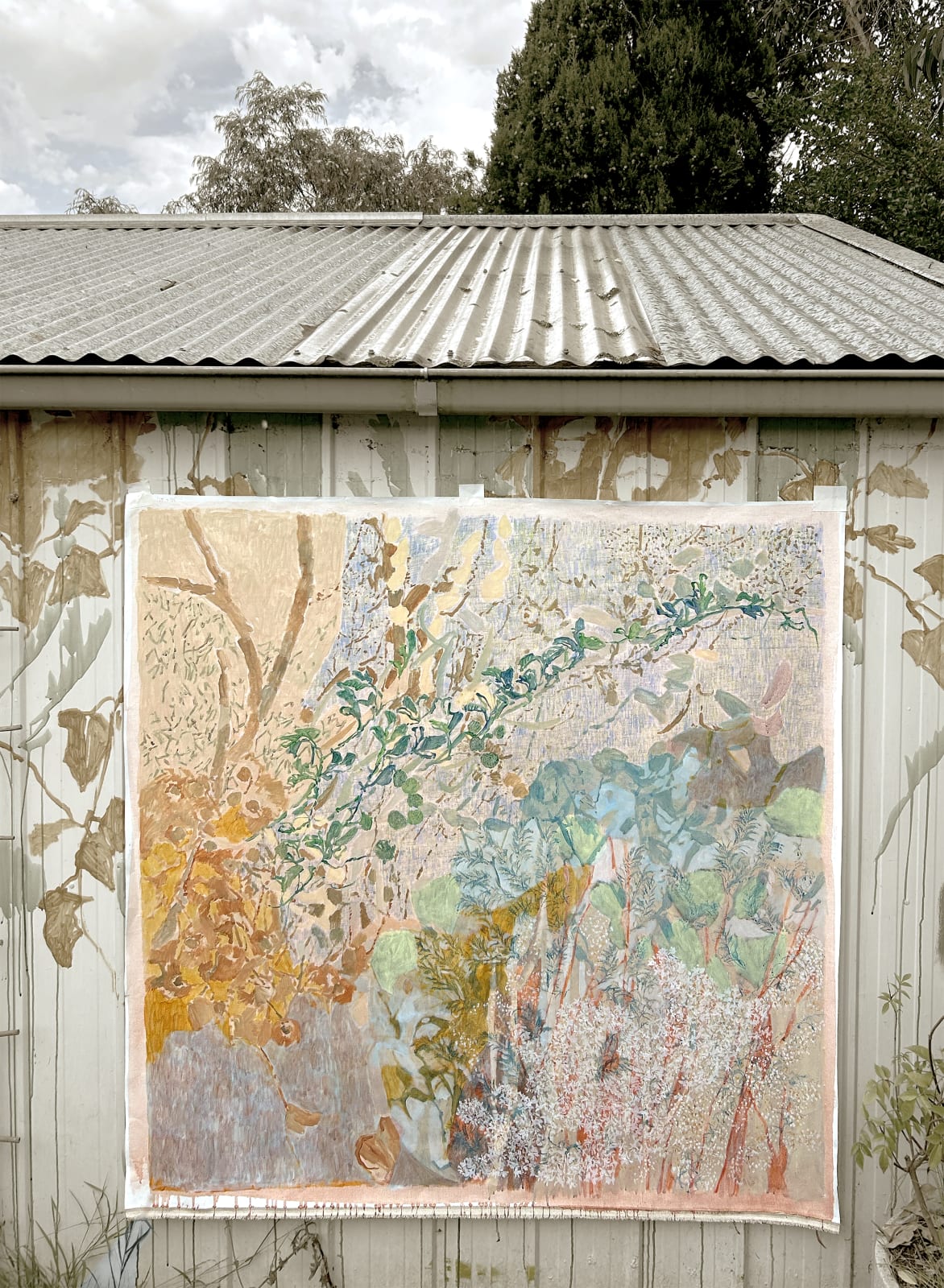 Amy Wright, Wilds creeping across the summer garden, 2025