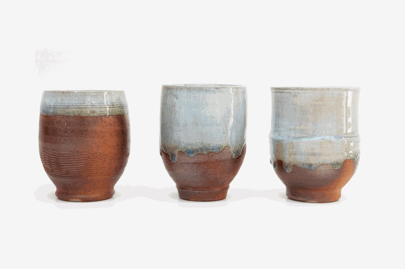 Joseph Bull, Japanese Style Porcelain Beaker, Celadon Glaze, 2020