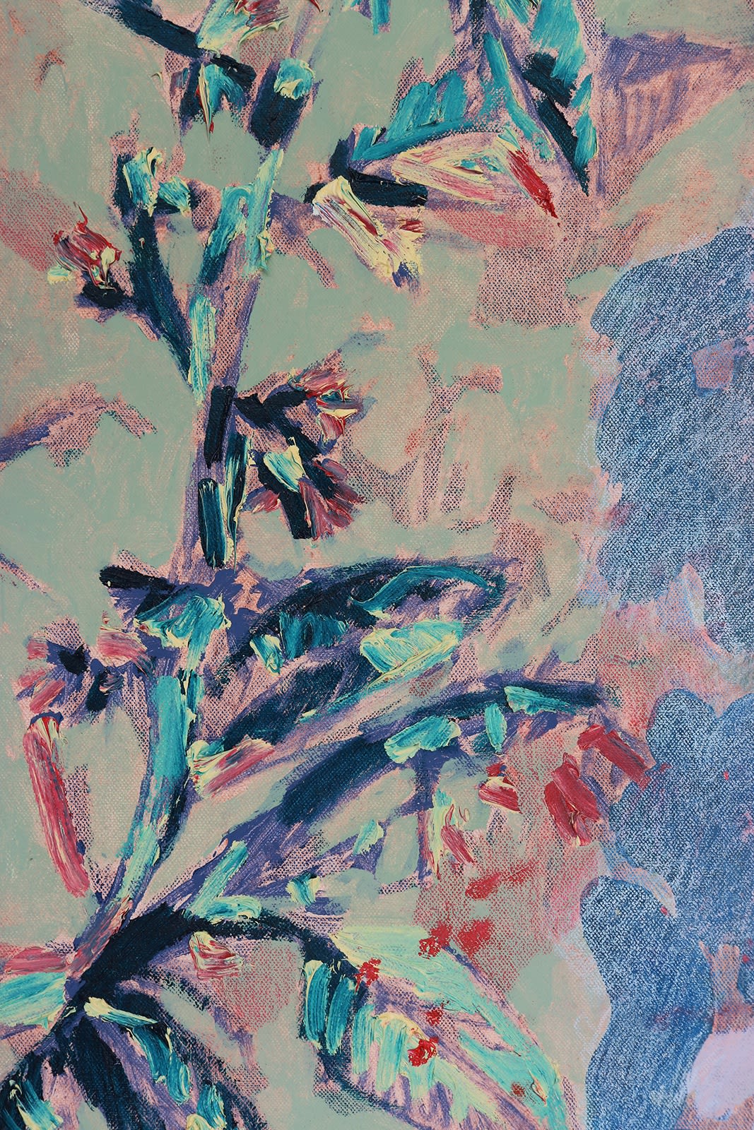 Amy Wright, The flowers are pressed so close their leave a mark, 2020