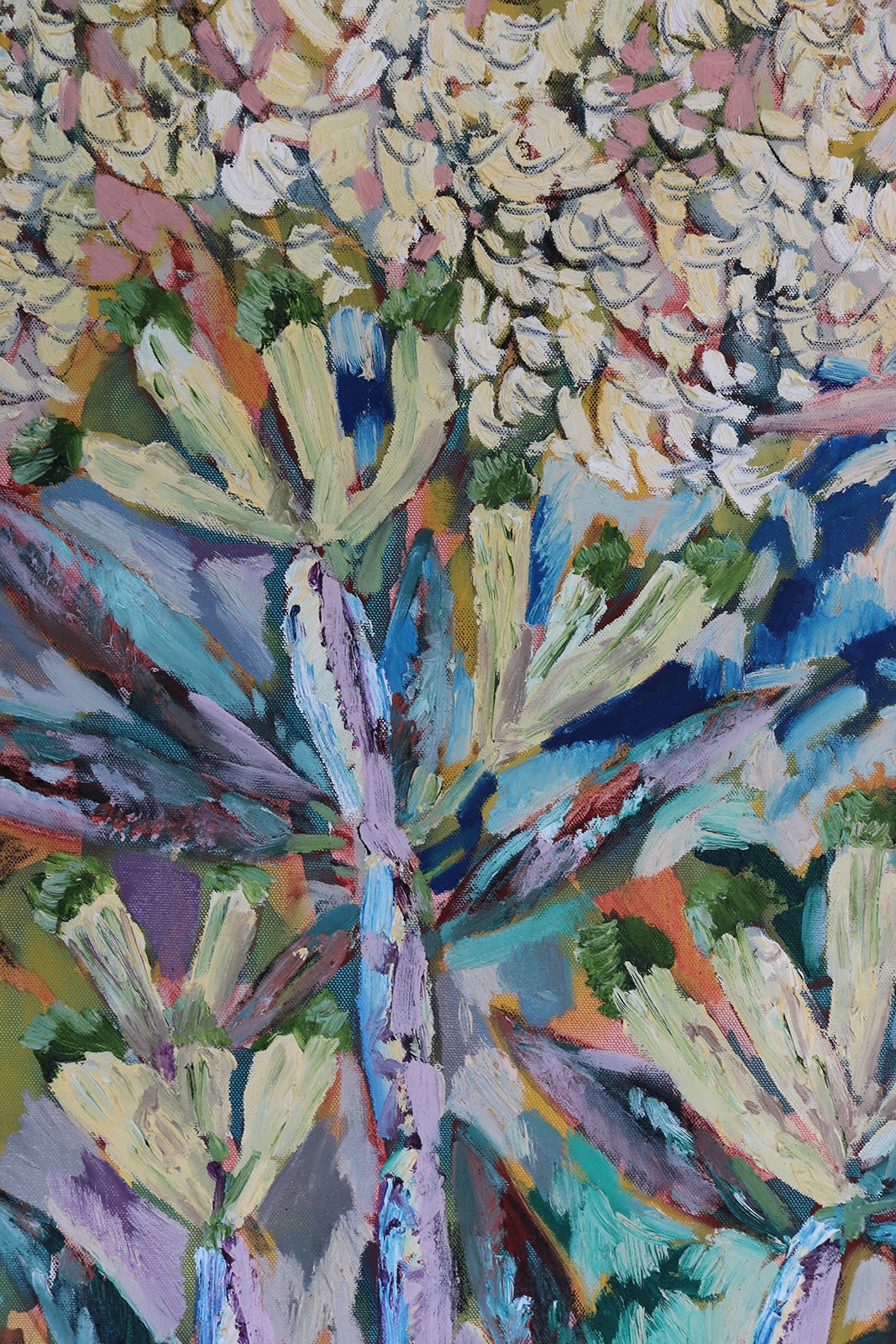 Amy Wright, The blues and the emeralds stayed close, 2020