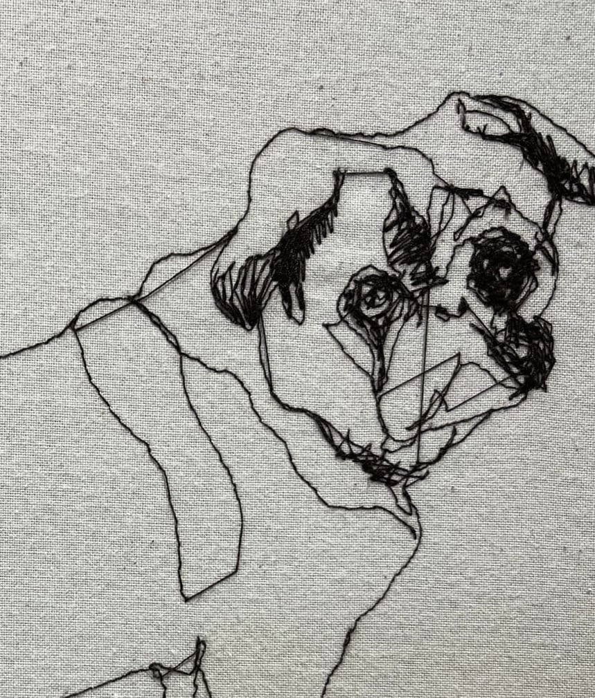 Adam Halls, Dog Drawings #3, 2021