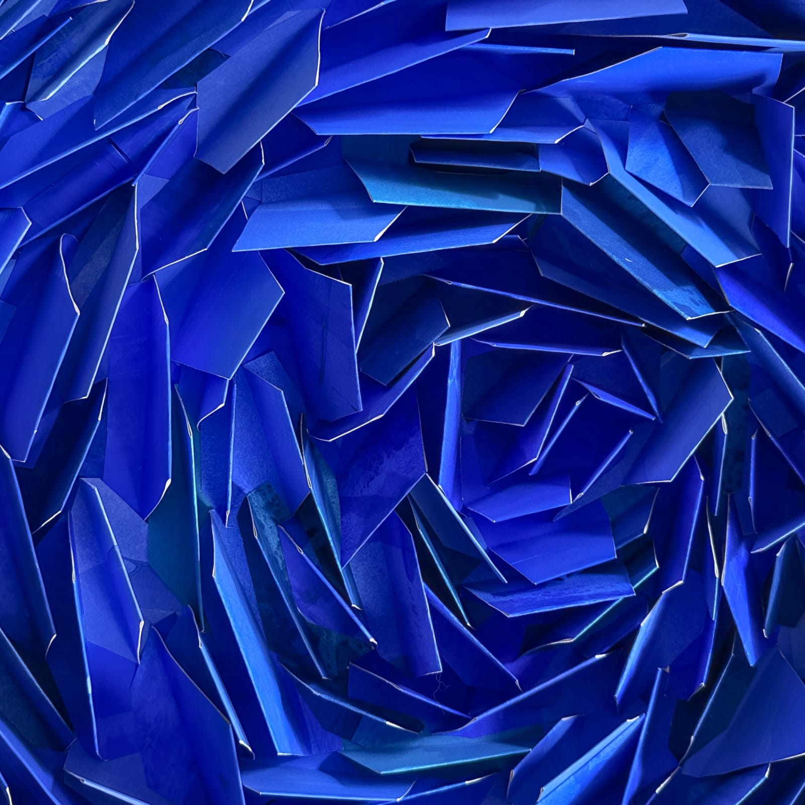 Ian Fenton, Composition in Ultramarine and Prussian Blue II, 2025