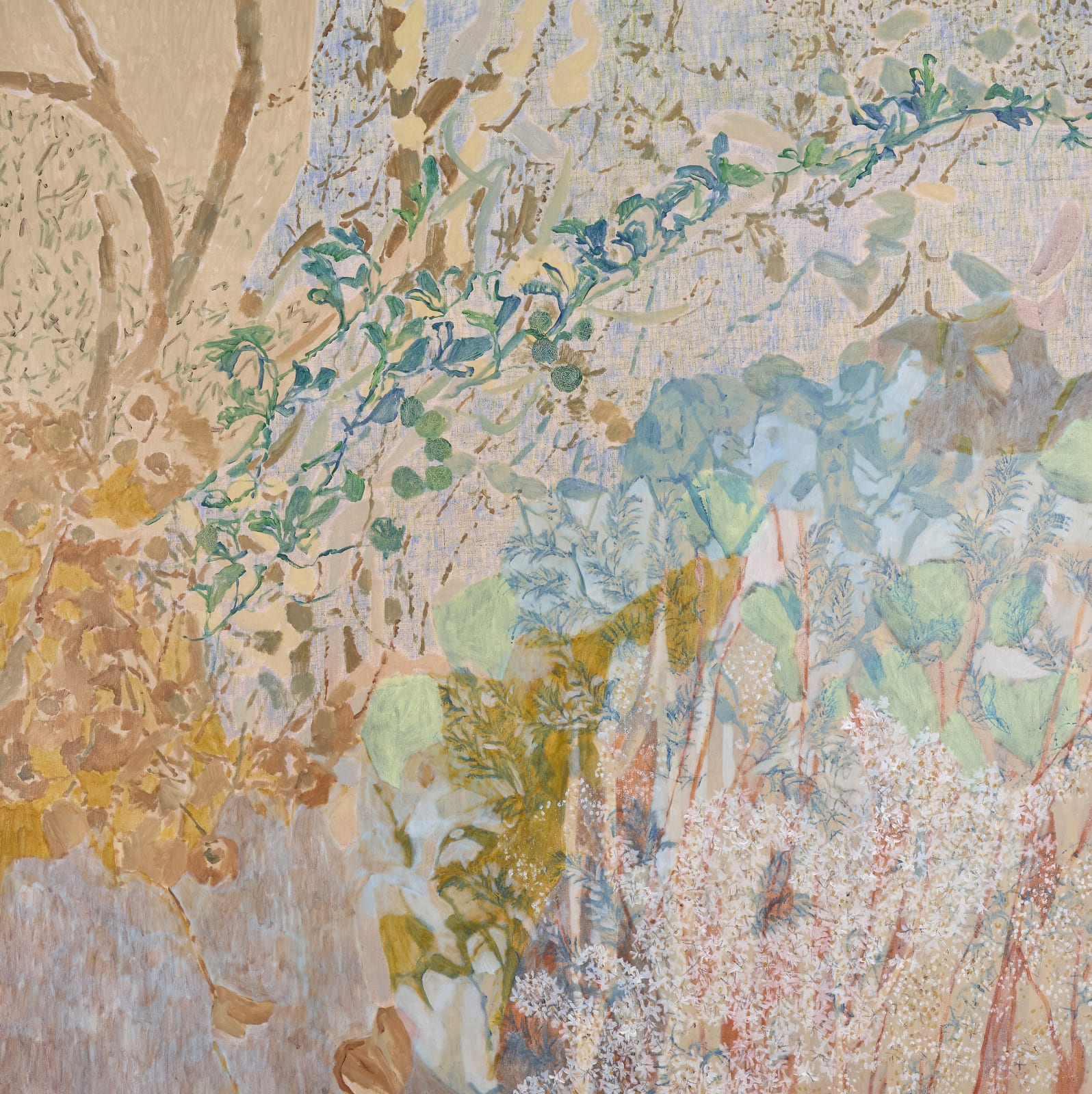 Amy Wright, Wilds creeping across the summer garden, 2025