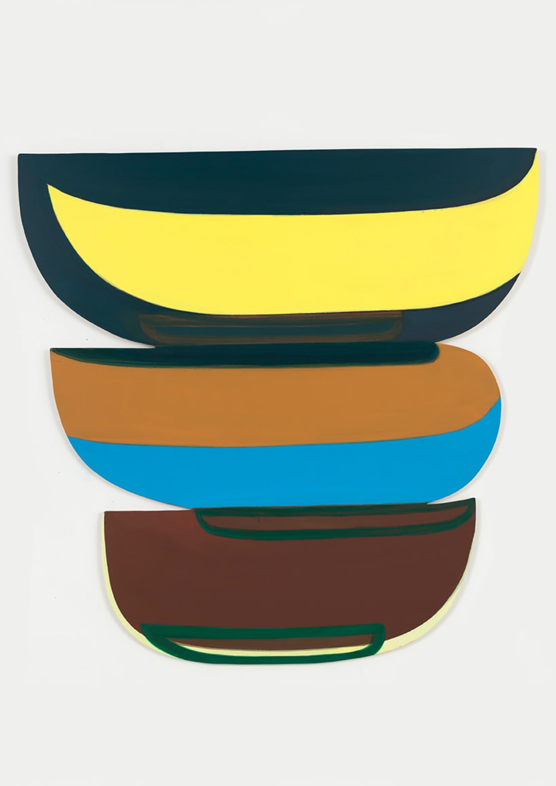 Joanna Pousette-Dart, Banded Painting #3, 2013-14