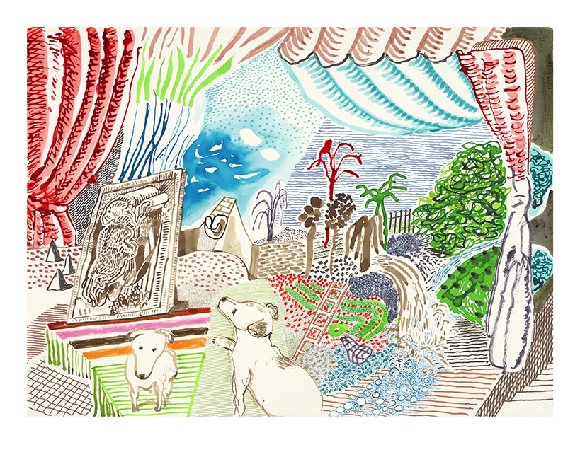 David Hockney, Ruby Dreaming, 2019