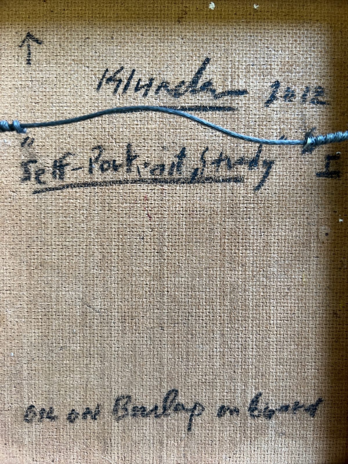 Harold Klunder, Self-Portrait Study #1, 2012