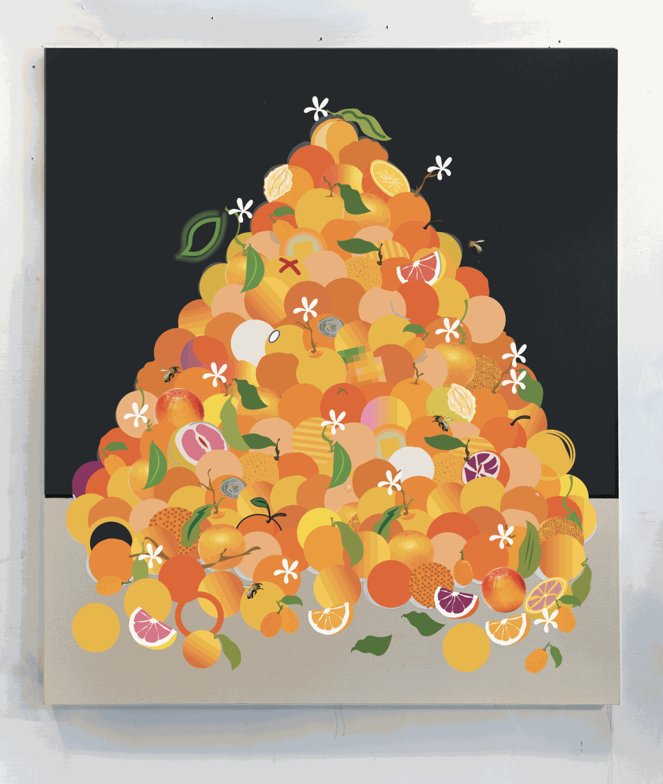 Stephen D'Onofrio, Orange Pile, 2023
