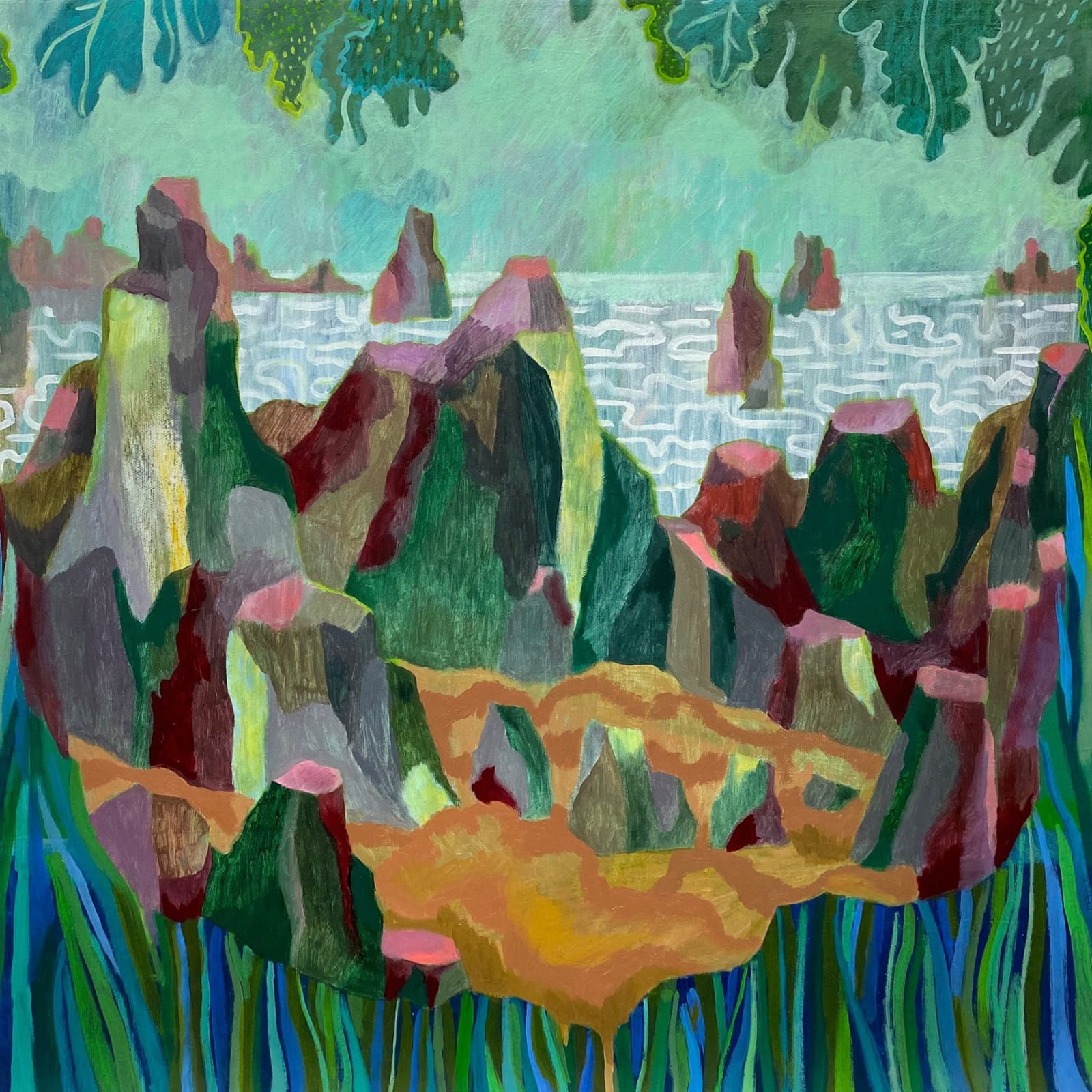 Linda Jamieson, In the Garden of Rock, 2021