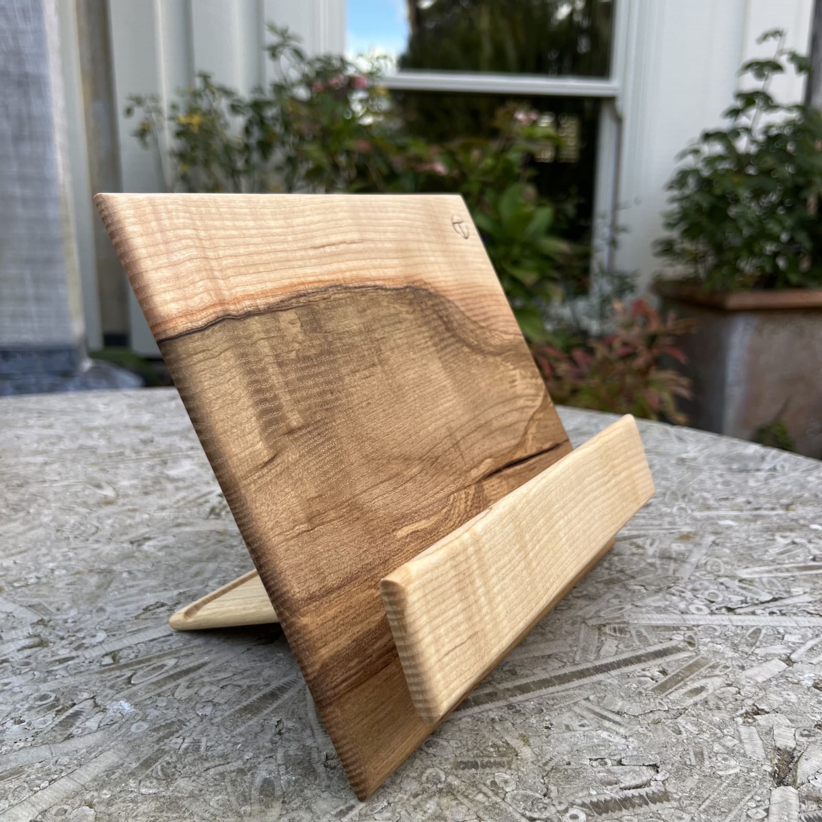 Tim Plunkett, Book / iPad Stand (Beech) 22, 2022