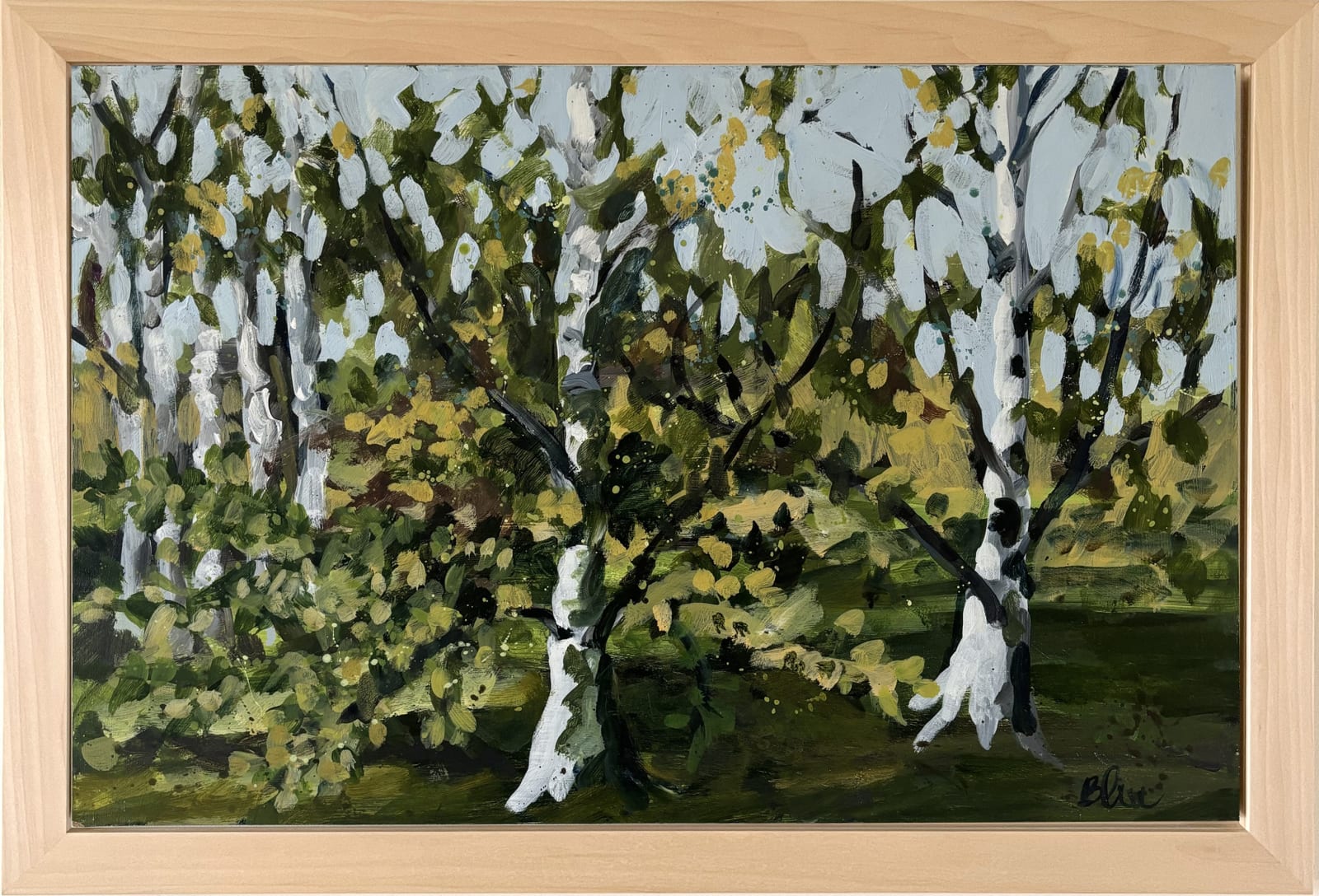 Mary Blue, Birch Trees 2, 2024