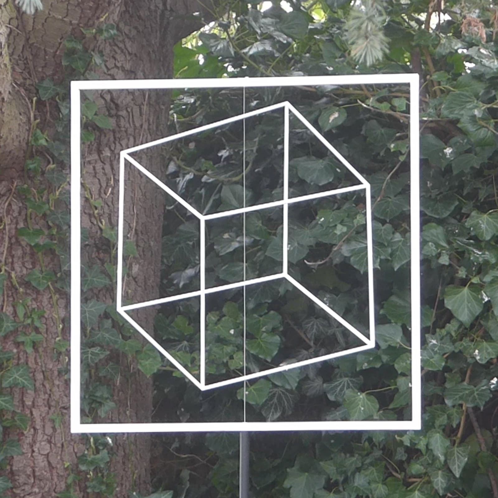 Andrew Jones, Cube in a Frame, 2022