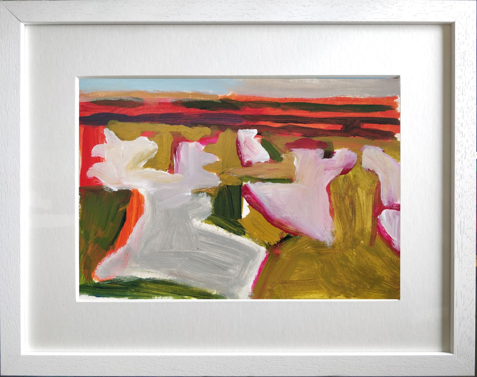 Simon Carter, Saltings - Orange Distance, 2023