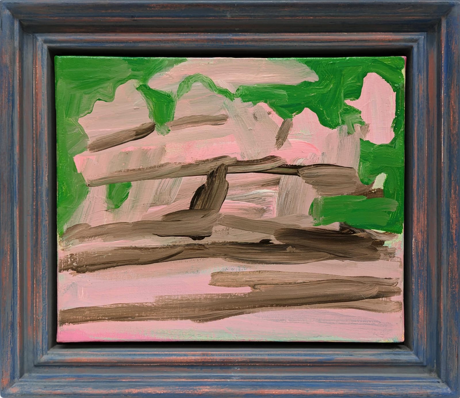 Simon Carter, Pink and Green II , 2016