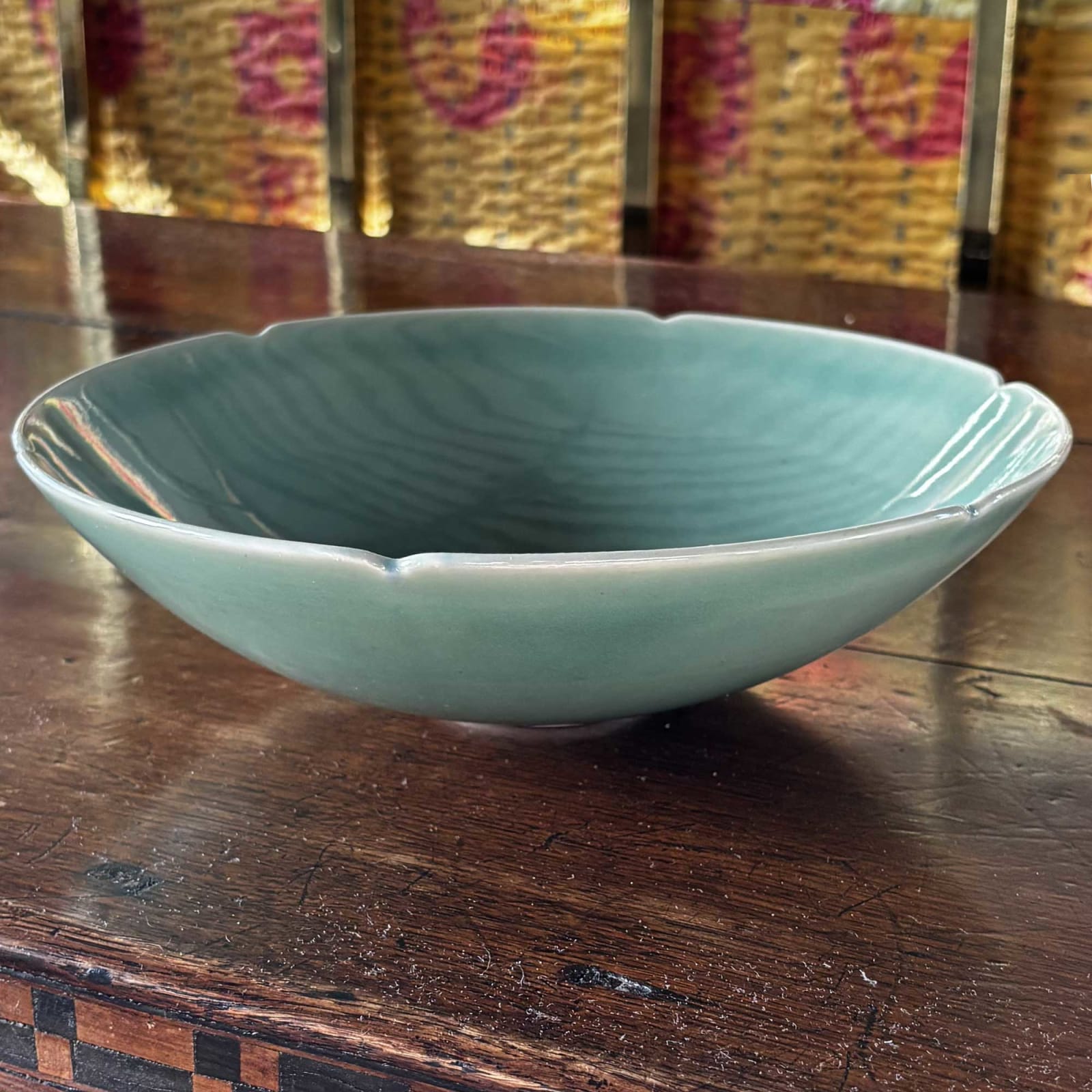Cecilia Willis, Small Celadon Bowl with Nicked Rim , 2026