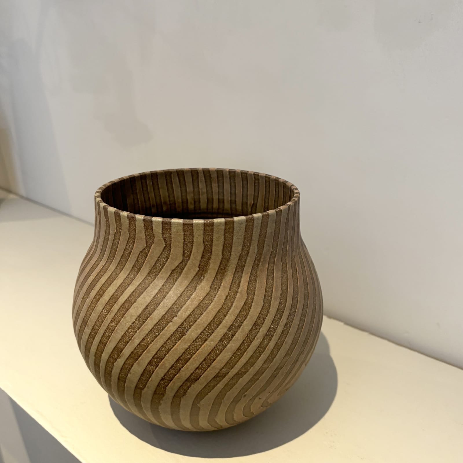 Laura Huston, Vase - Bronze Wave, 2025