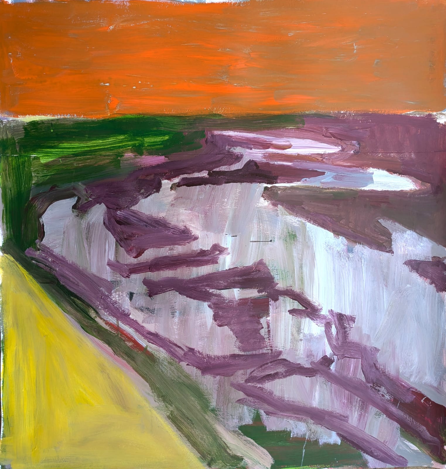 Simon Carter, Orange Sky, 2025
