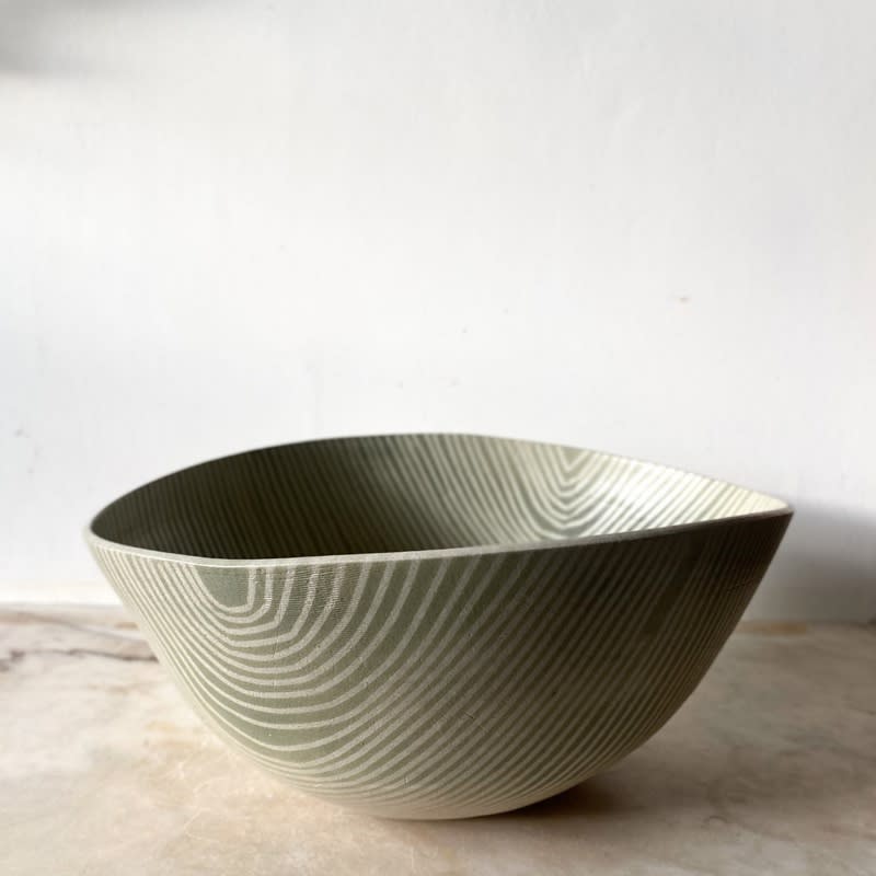 Laura Huston, Striped Bowl, 2025