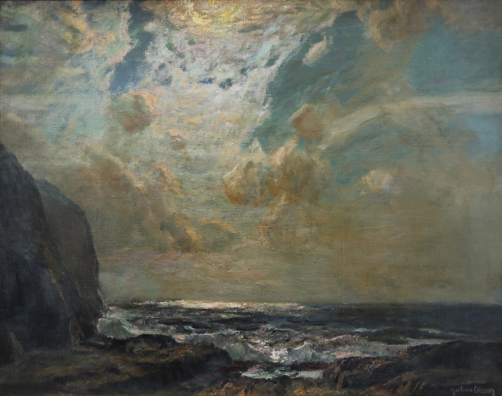 Julius Olsson, Moonlit Sky