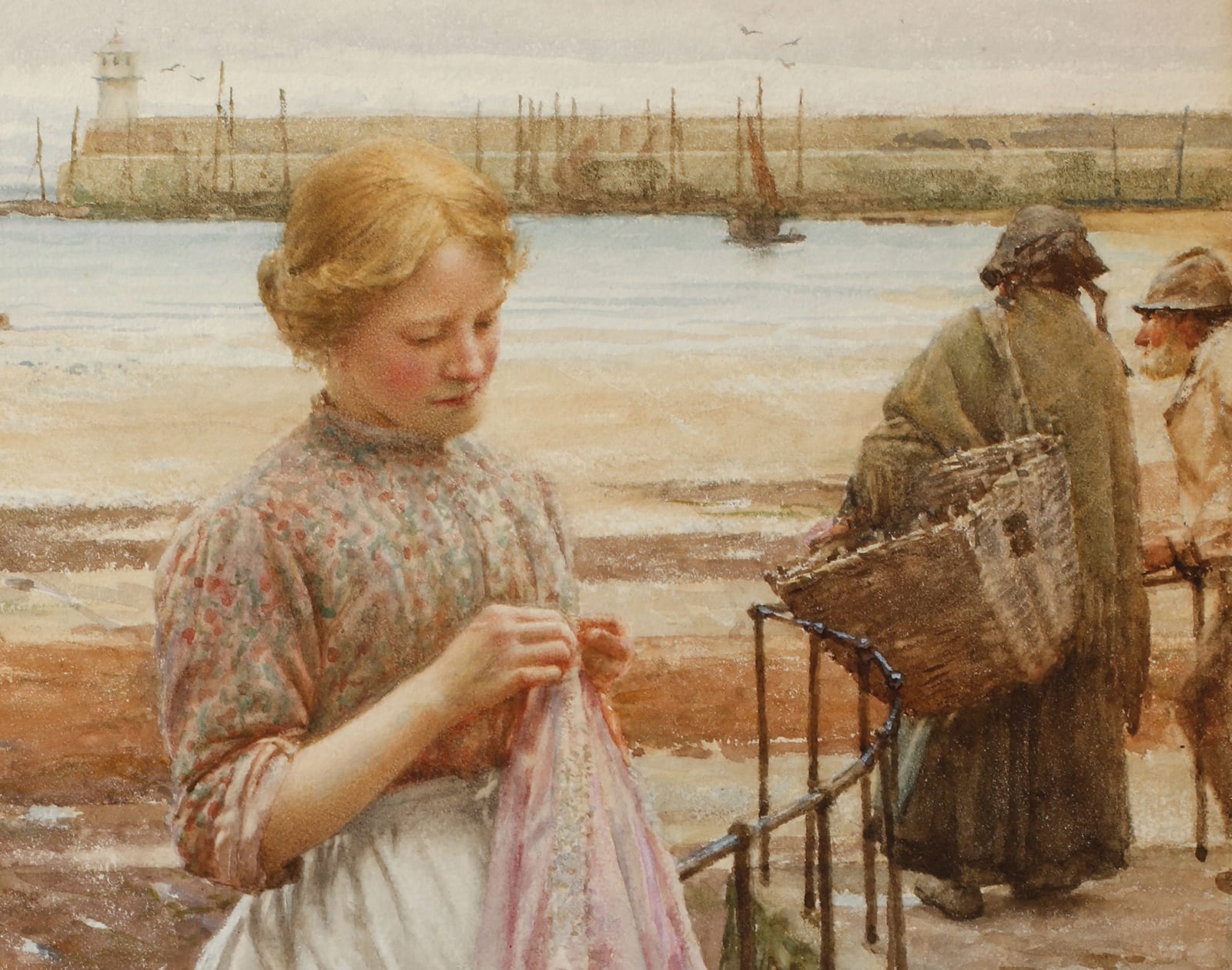 Walter Langley, The Pink Bodice, 1904
