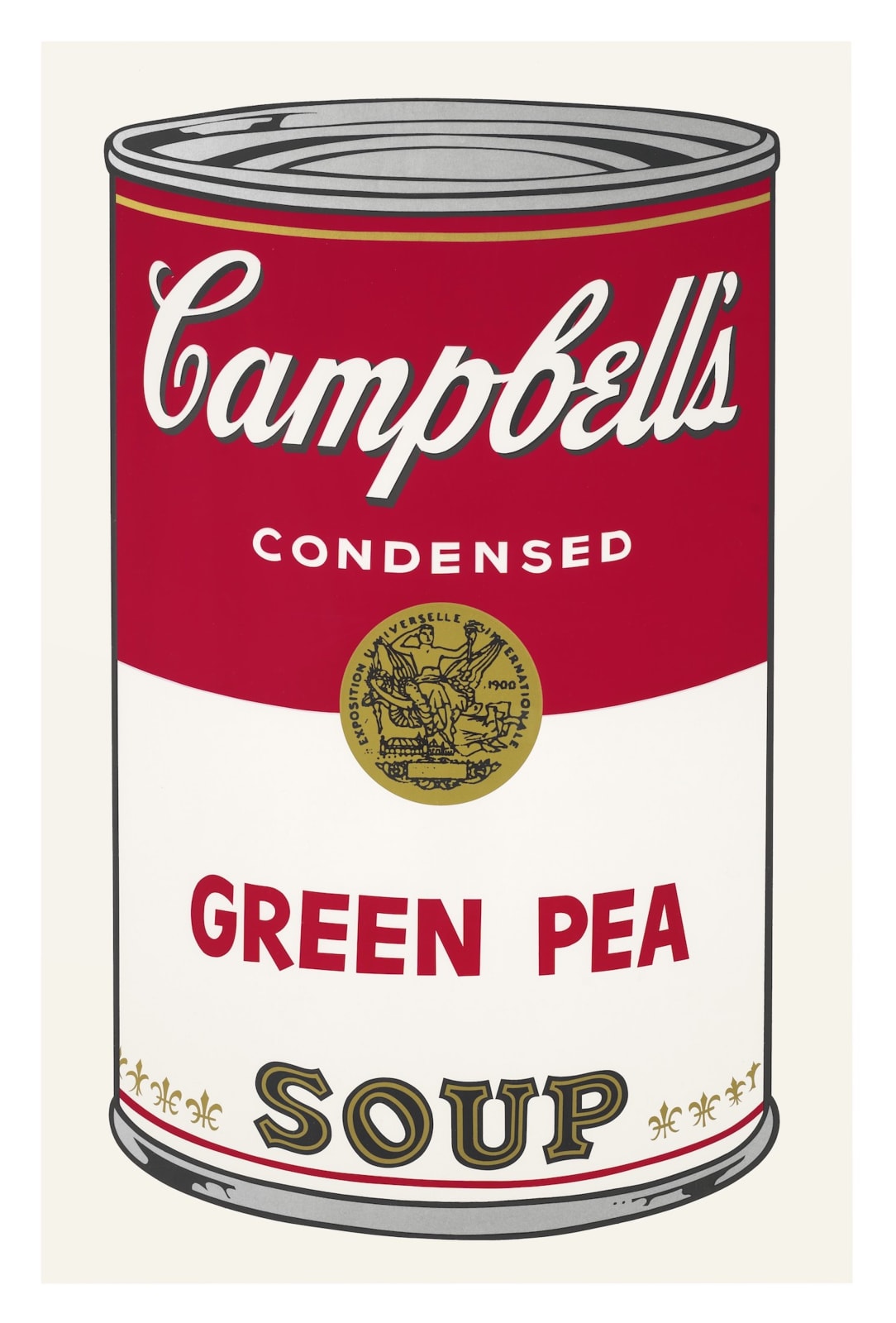 Andy Warhol , Campbell's Soup I: Green Pea, 1968