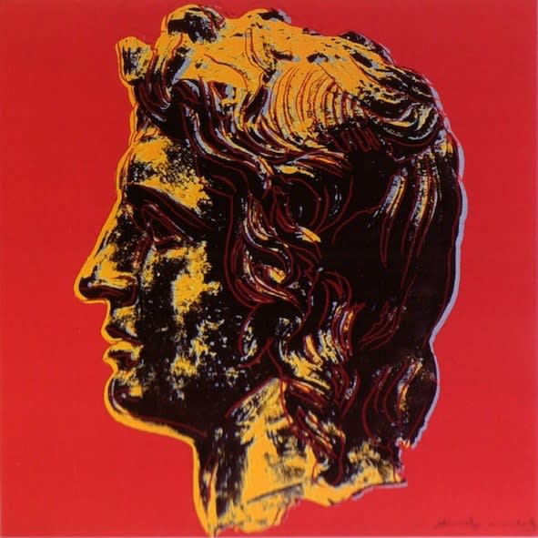 Alexander the Great II.292, 1982, by Andy Warhol, from the Portfolio of two Screenprints from an edition of 25, at Coskun Fine Art