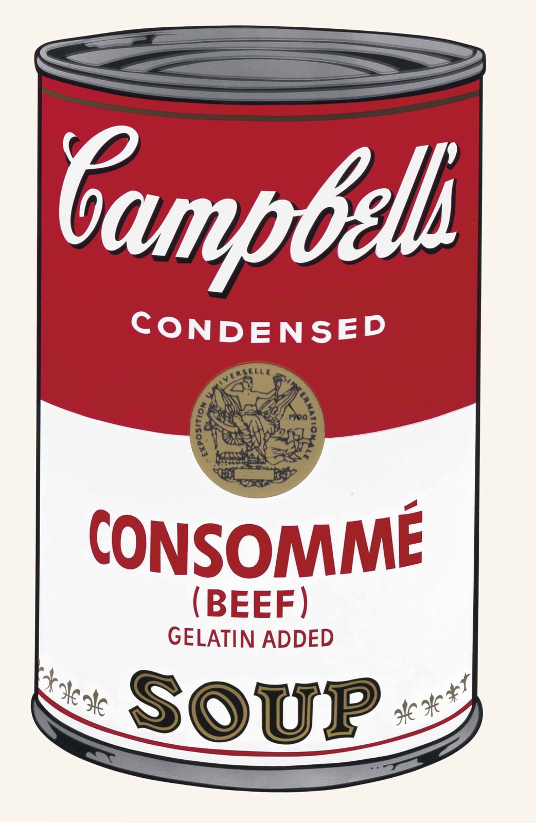 Campbell's I, Consomme (Beef), 1968 by Andy Warhol, Screenprint from an edition of 250 at Coskun Fine Art