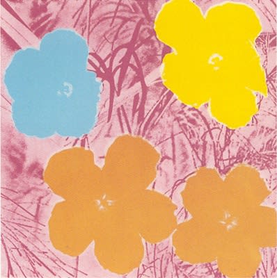Andy Warhol Flowers 7 23 July 09 Coskun Fine Art