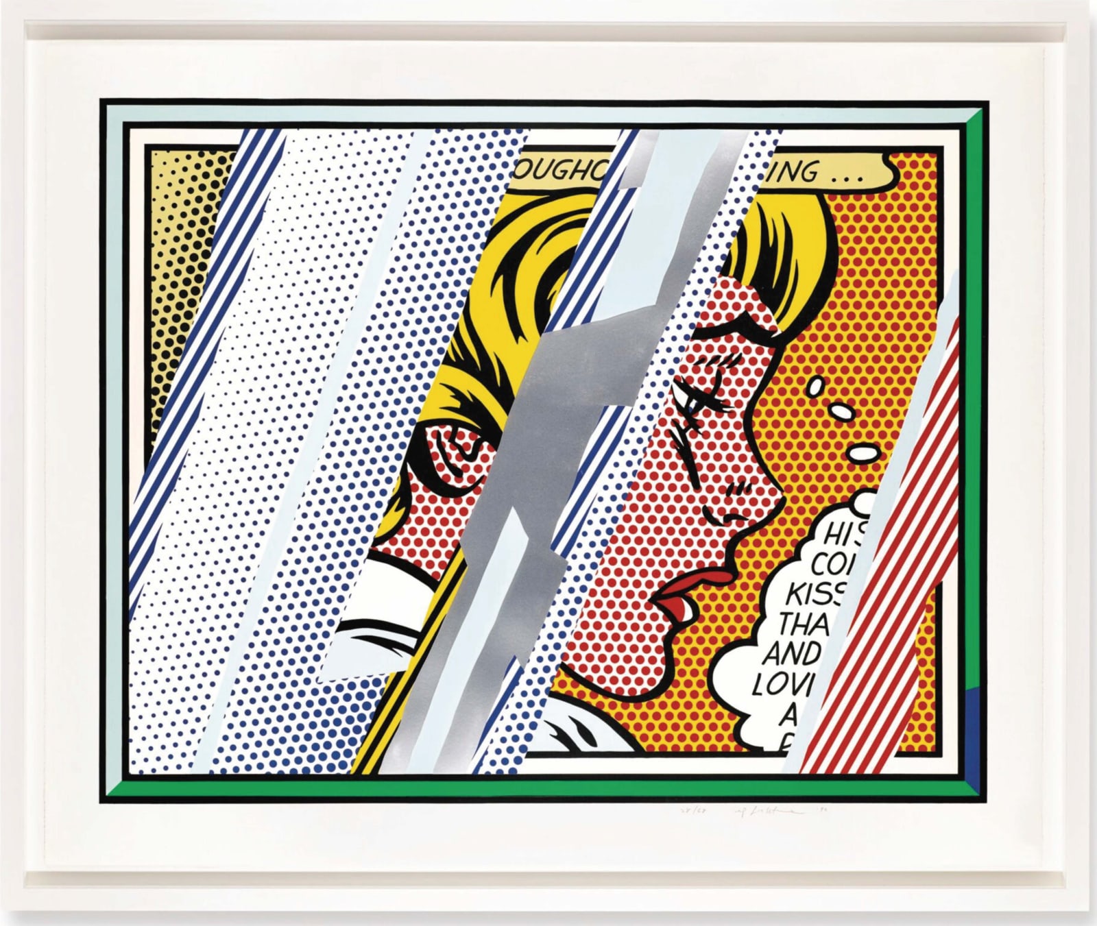 Roy Lichtenstein, Reflections on Girl, 1994