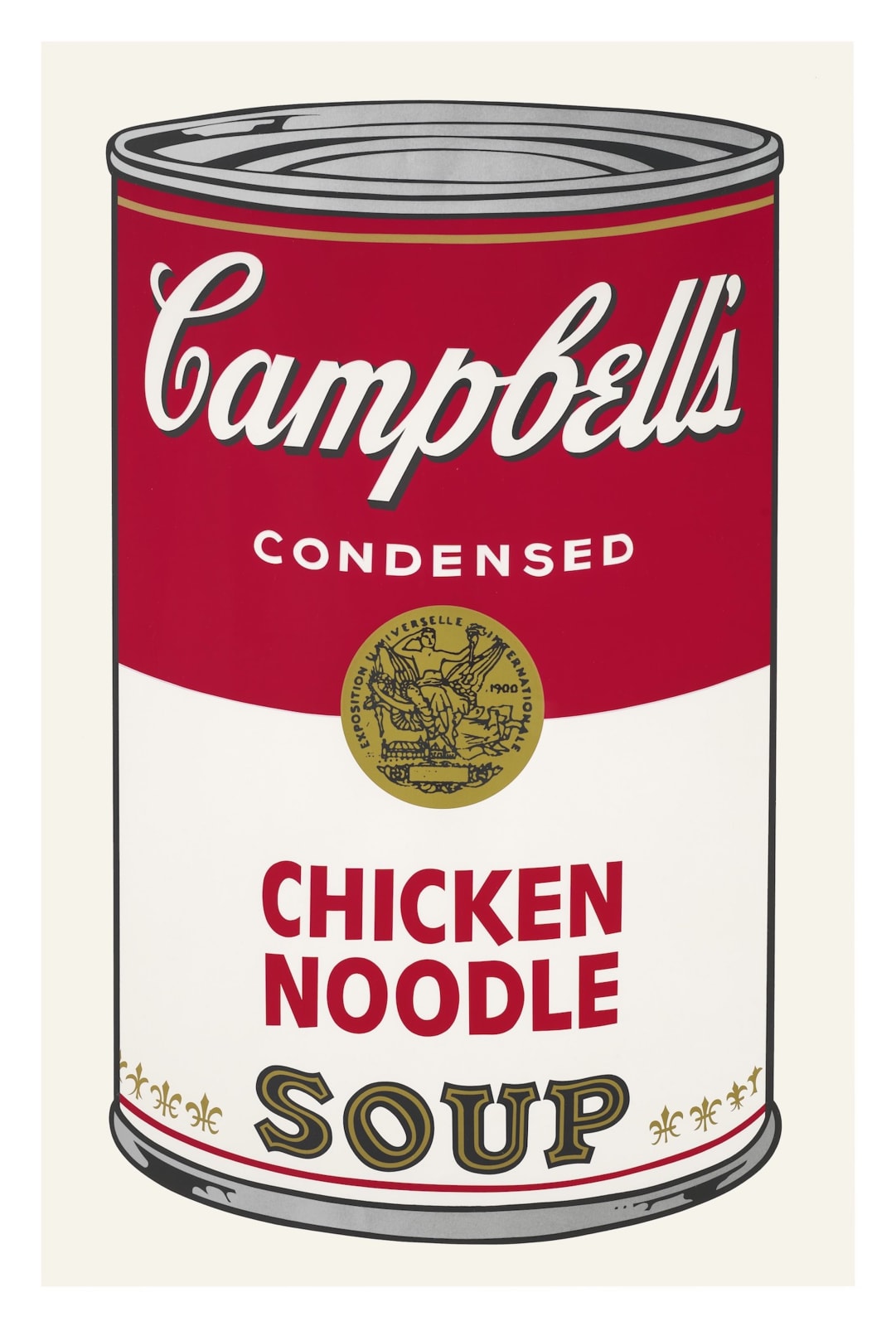Andy Warhol , Campbell's Soup I: Chicken Noodle, 1968