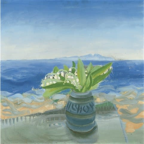 Winifred NICHOLSON (1893 – 1981) Lily of the Valley, St. Bees, 1940s