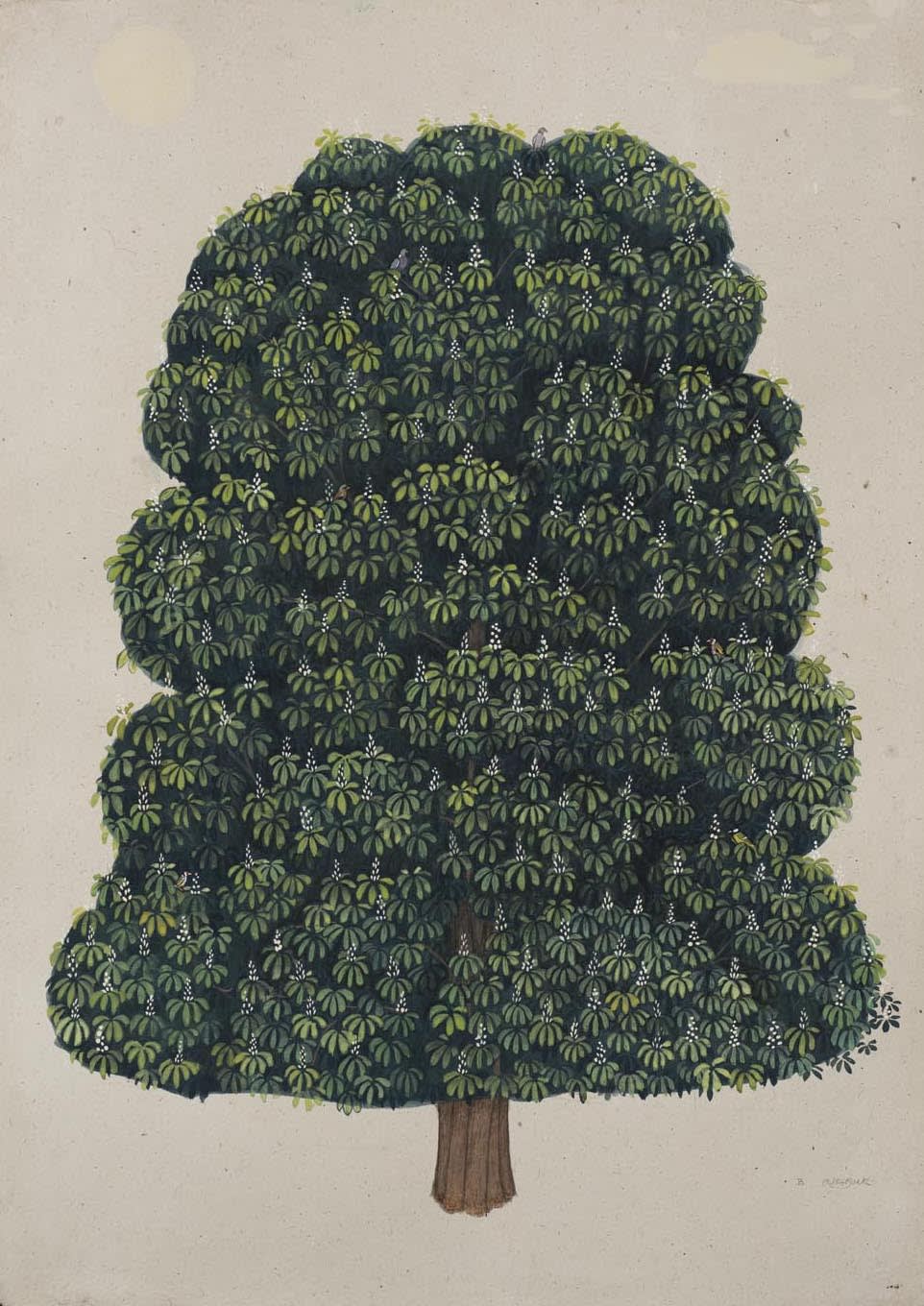 Jethro BUCK (b.1986) Horse Chestnut on Midsummer Common, 2019 SOLD