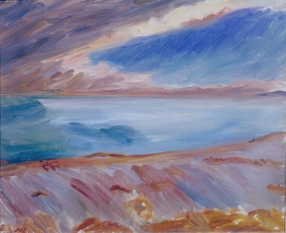 Storm in the Mediterranean, c.1922 oil on canvas 18 x 21 inches inscr. MS bottom left