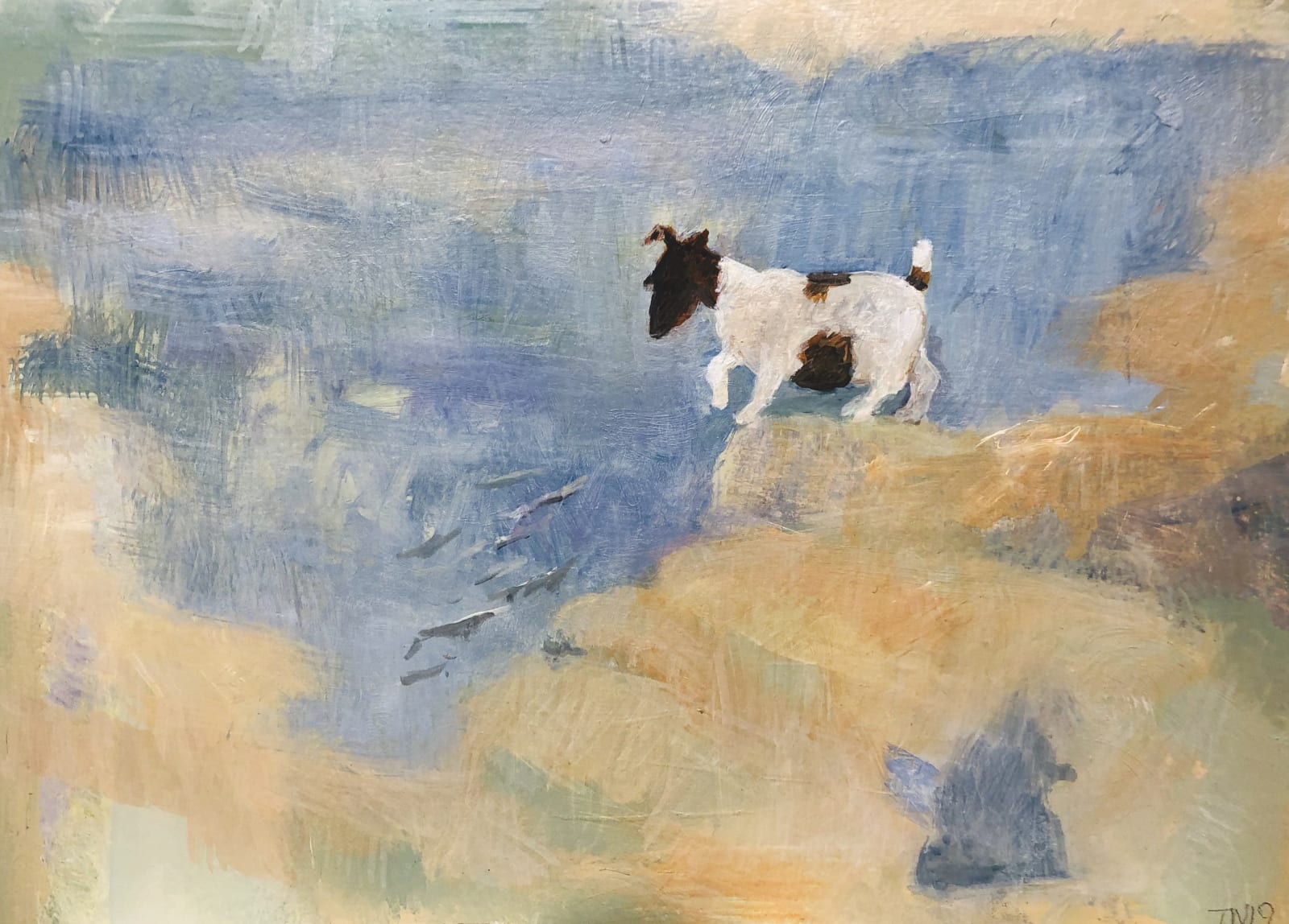 Tessa Newcomb, Little Dog Fishing, 2019